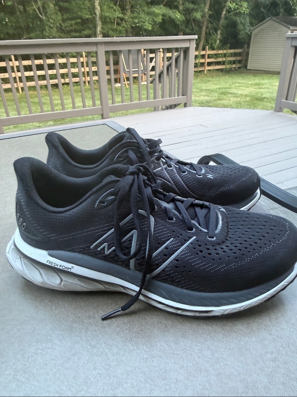 New Balance Fresh Foam X 860 v13 Black Running Shoes Men’s 10 2E Wide